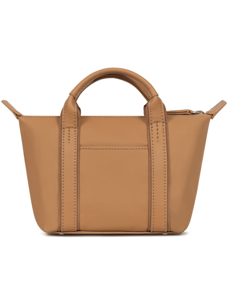 Borsa a mano - mini tara hexagona Marrone chiaro - Kiabi