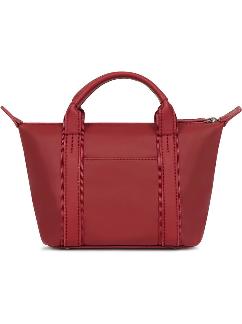 Borsa a mano - mini tara hexagona Rosso scuro - Kiabi
