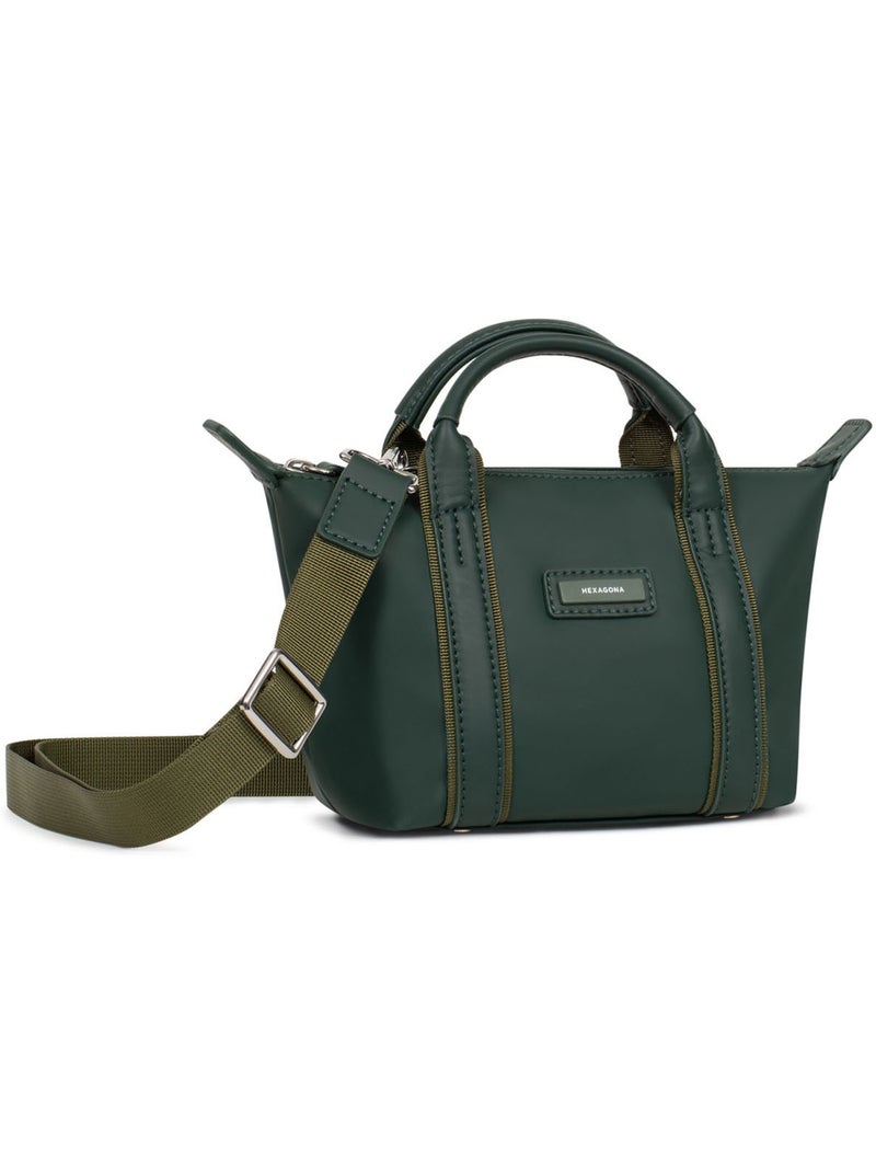 Borsa a mano - mini tara hexagona Verde abete - Kiabi