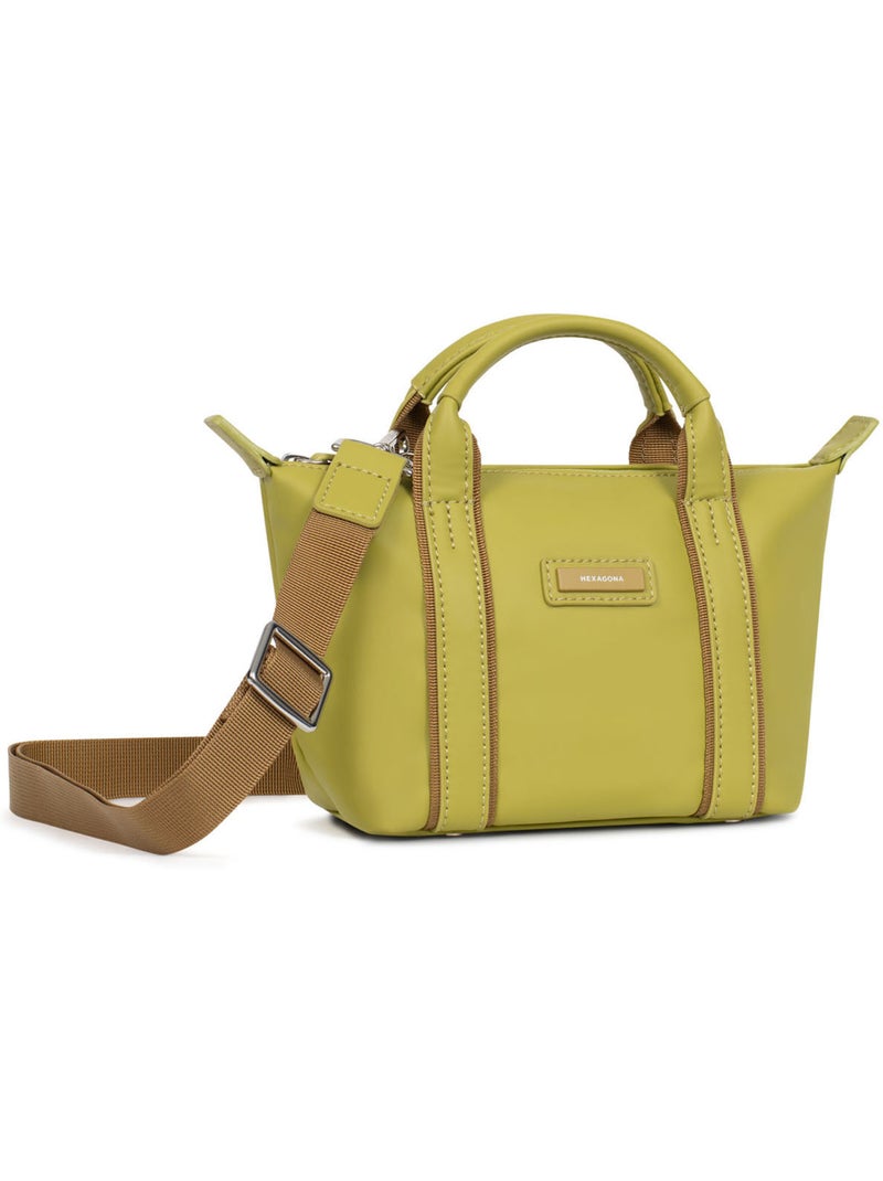 Borsa a mano - mini tara hexagona Verde anice - Kiabi