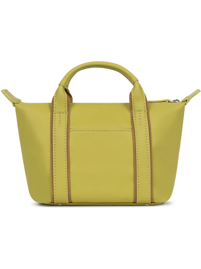 Borsa a mano - mini tara hexagona Verde anice - Kiabi