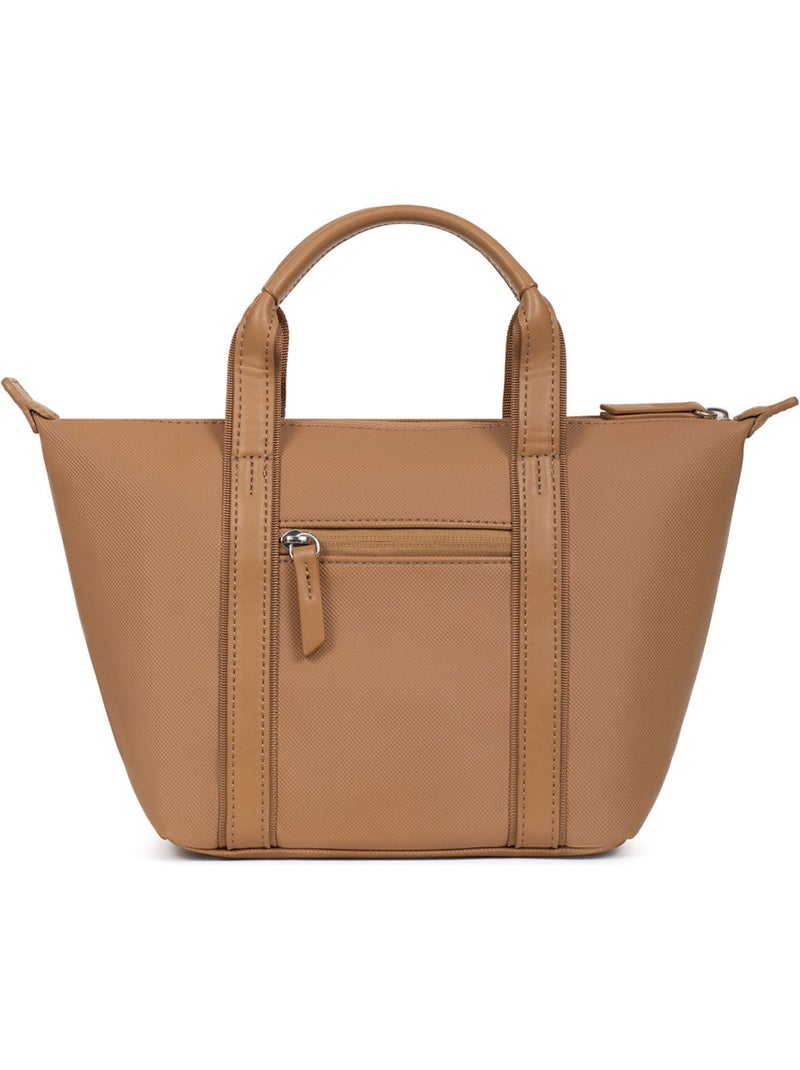 Borsa a mano - piccola joyce hexagona Marrone chiaro - Kiabi
