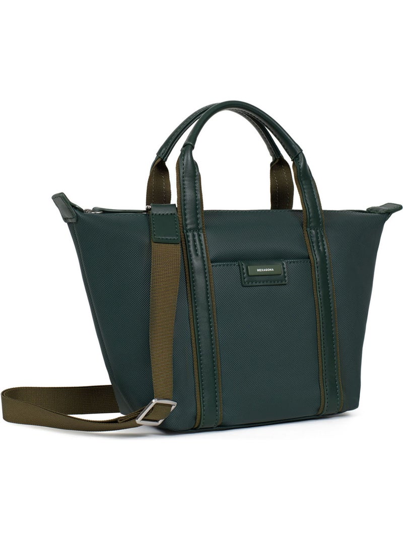 Borsa a mano - piccola joyce hexagona Verde abete - Kiabi