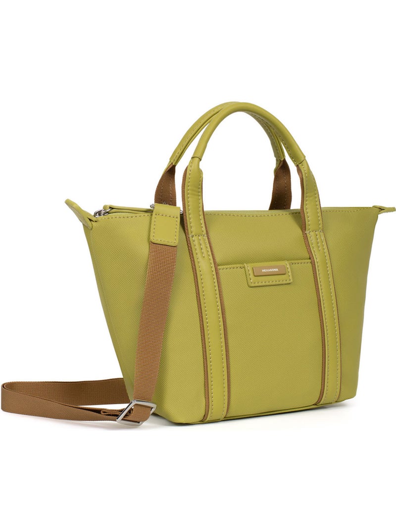 Borsa a mano - piccola joyce hexagona Verde anice - Kiabi