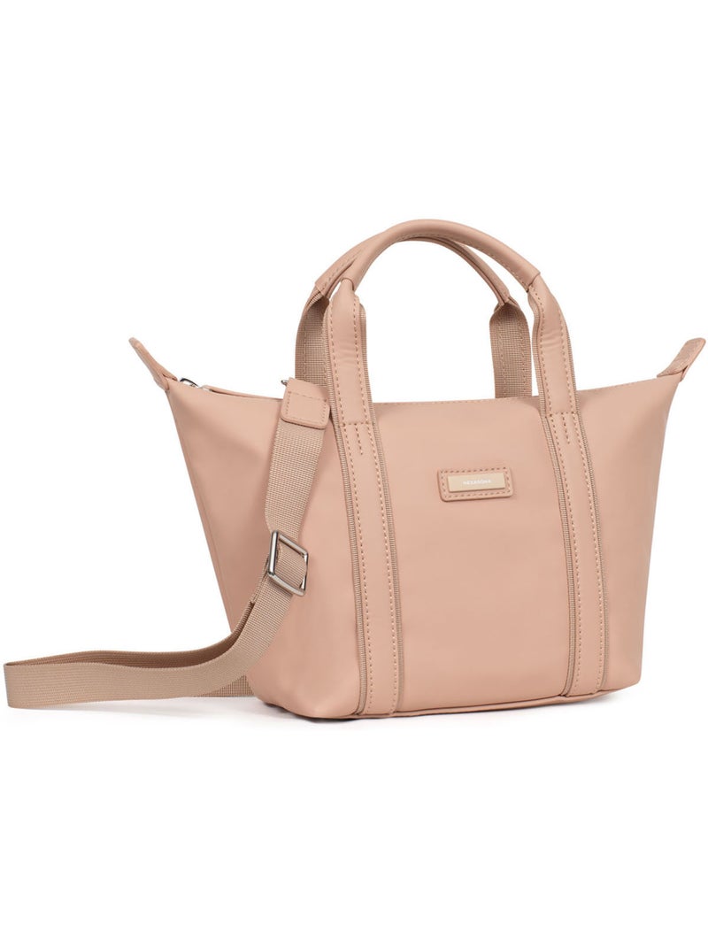 Borsa a mano - piccola tara hexagona Beige - Kiabi