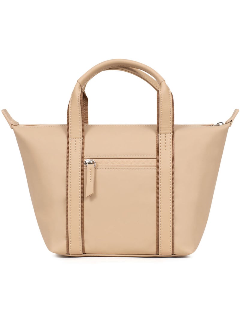Borsa a mano - piccola tara hexagona Beige sabbia - Kiabi