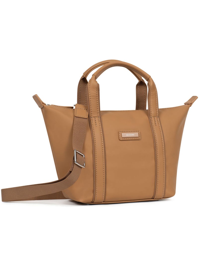 Borsa a mano - piccola tara hexagona Marrone chiaro - Kiabi