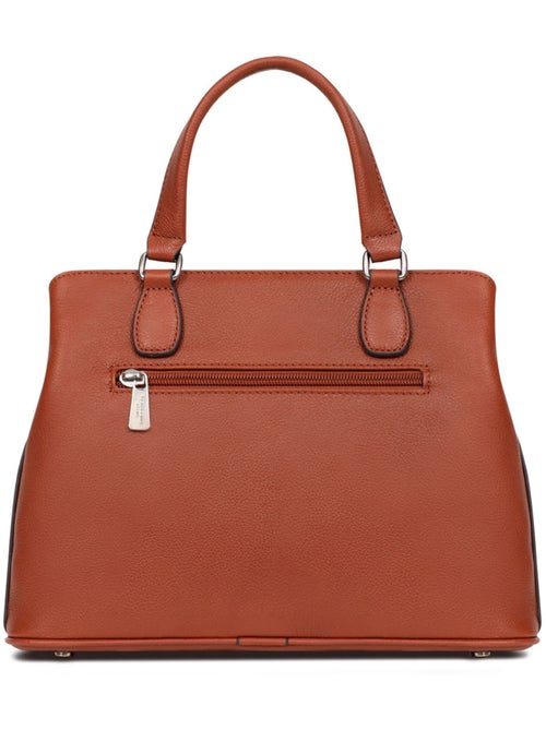 Borsa a mano 2 manici - pelle mirabelle hexagona - Kiabi