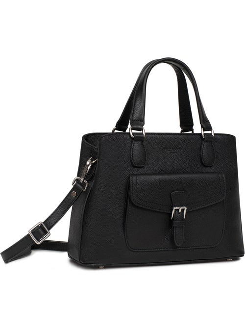 Borsa a mano 2 manici - pelle mirabelle hexagona - Kiabi