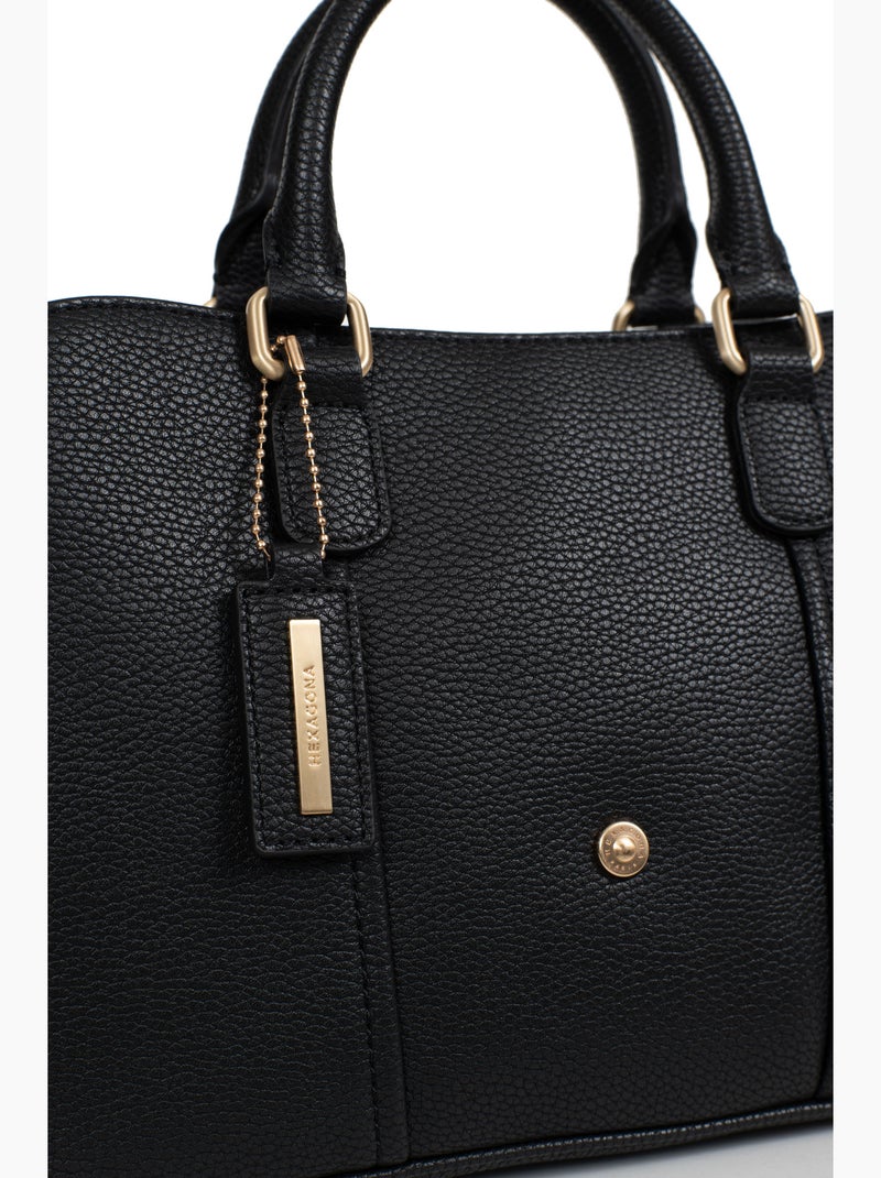 Borsa a mano 2 manici ABI Nero - Kiabi