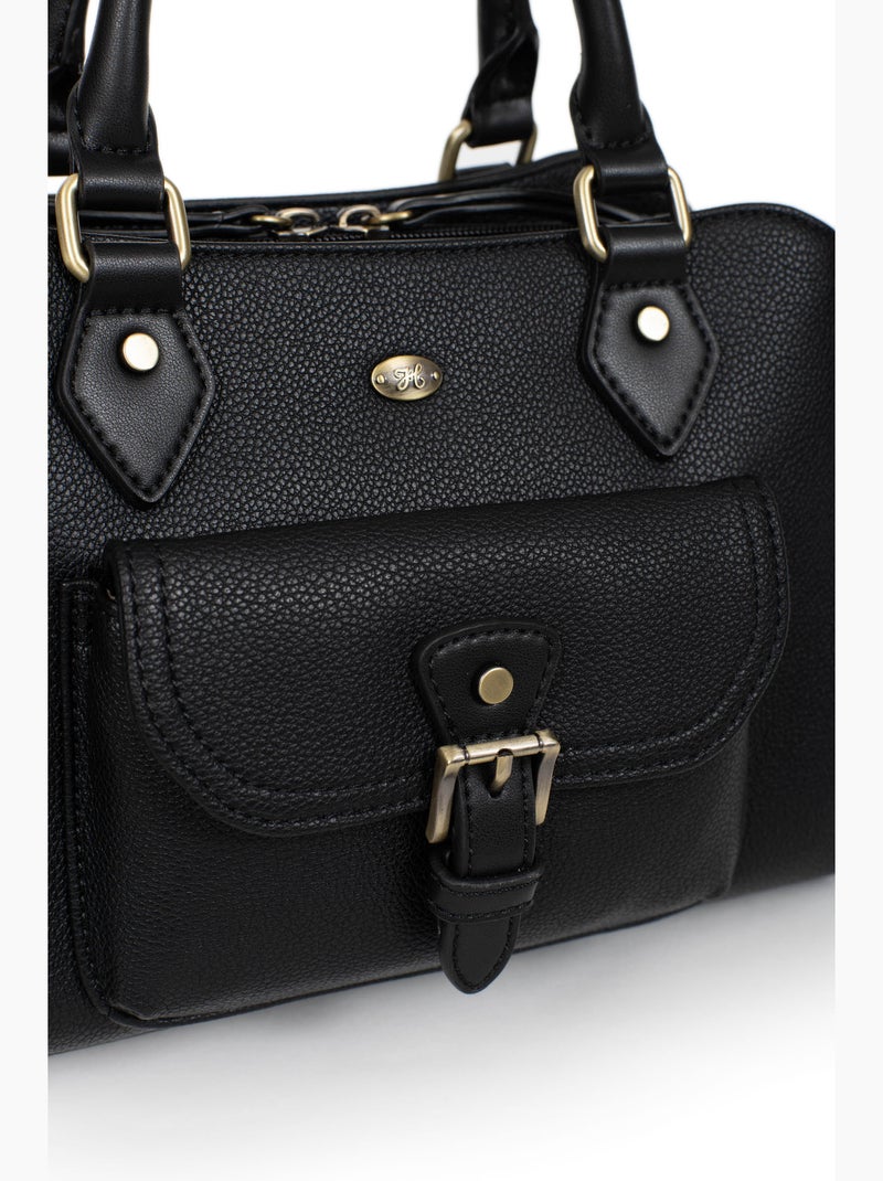 Borsa a mano 2 manici ronda hexagona Nero - Kiabi