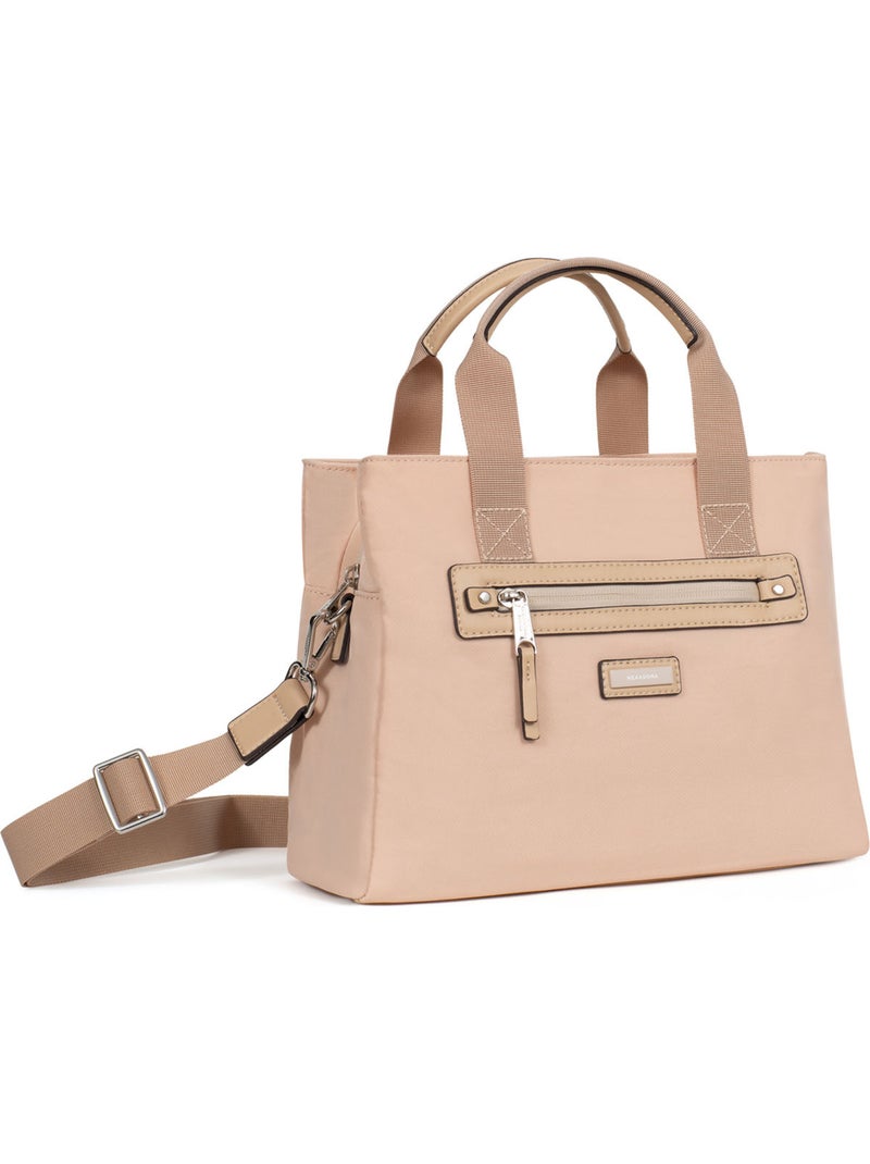 Borsa a mano 2 manici yona hexagona Beige - Kiabi