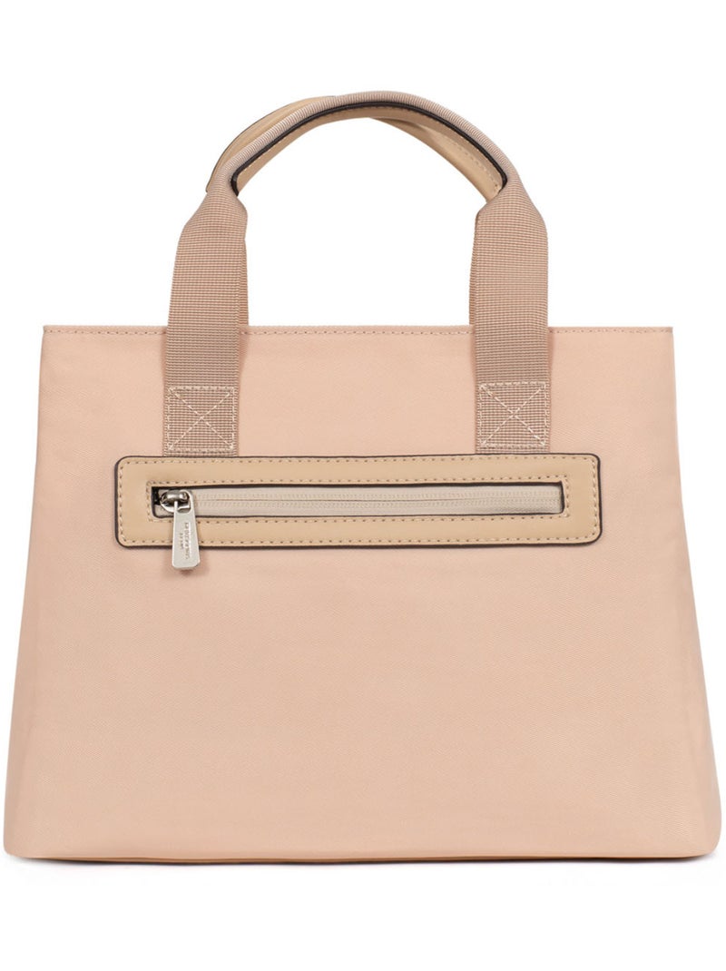 Borsa a mano 2 manici yona hexagona Beige - Kiabi