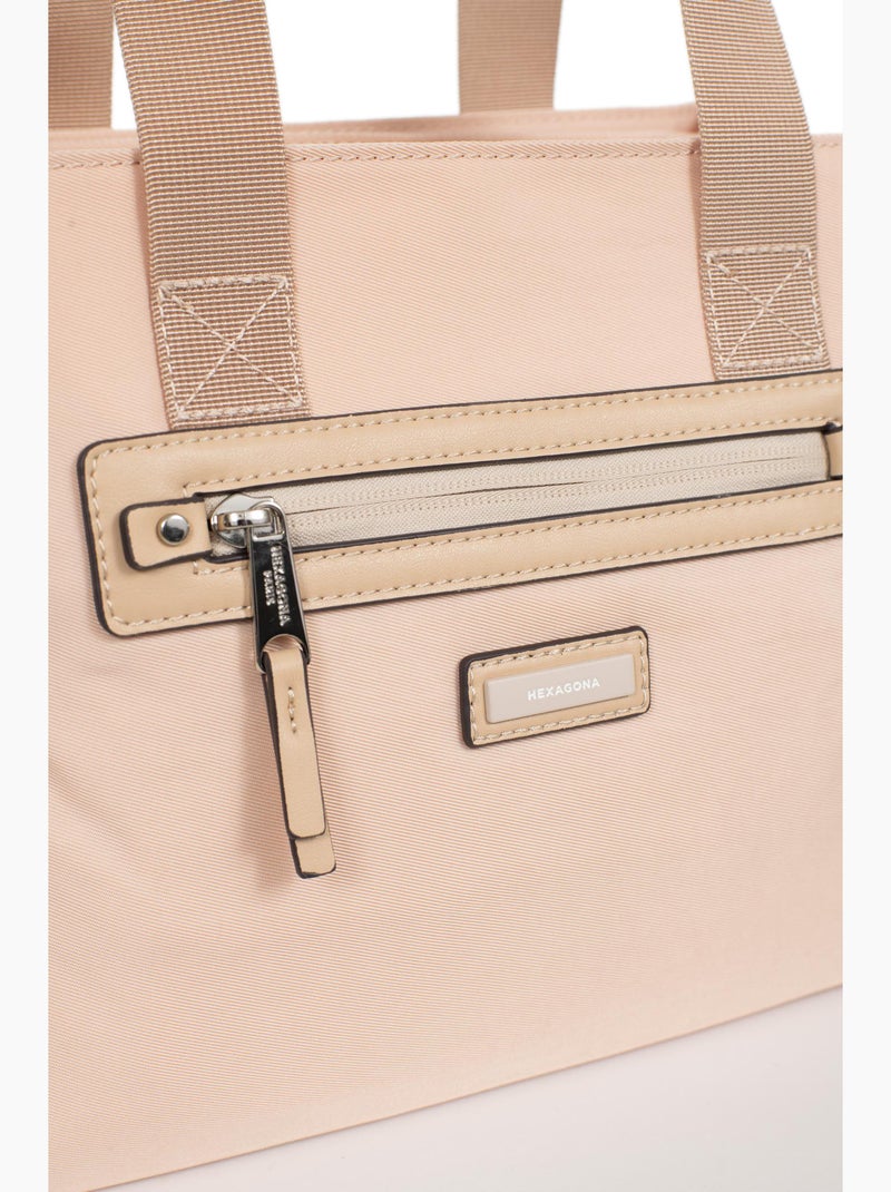 Borsa a mano 2 manici yona hexagona Beige - Kiabi