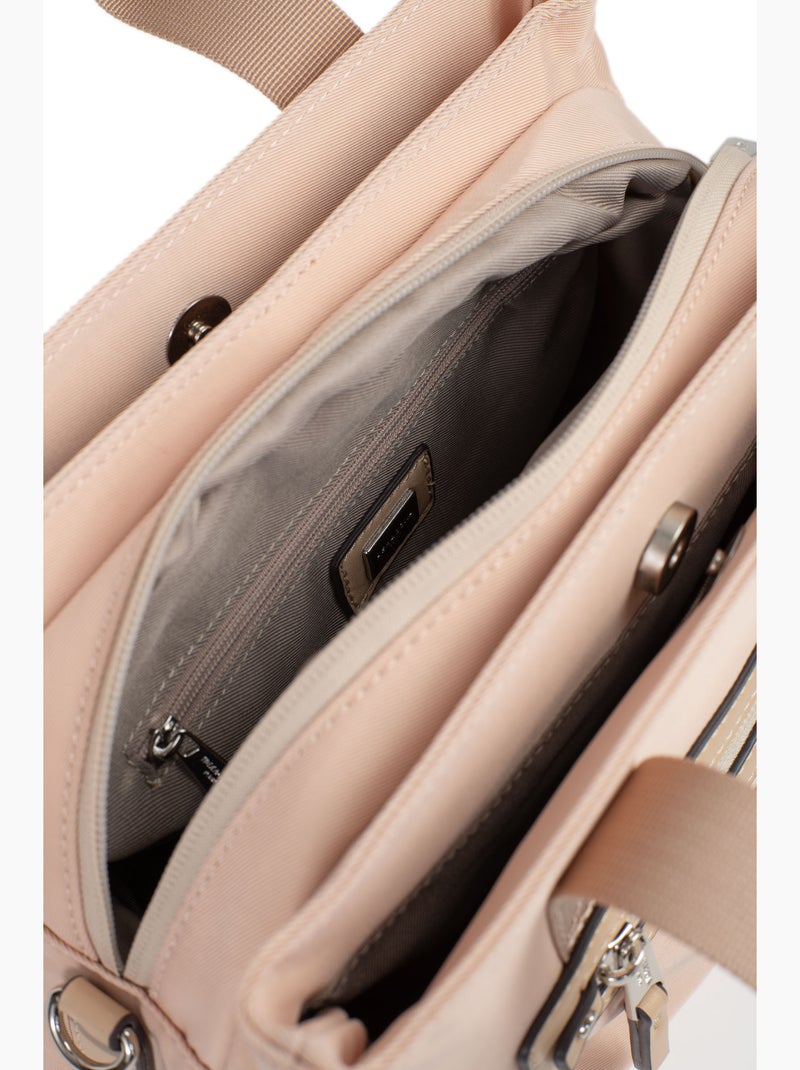 Borsa a mano 2 manici yona hexagona Beige - Kiabi