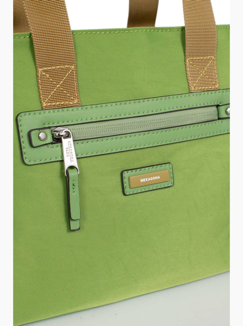 Borsa a mano 2 manici yona hexagona Verde - Kiabi