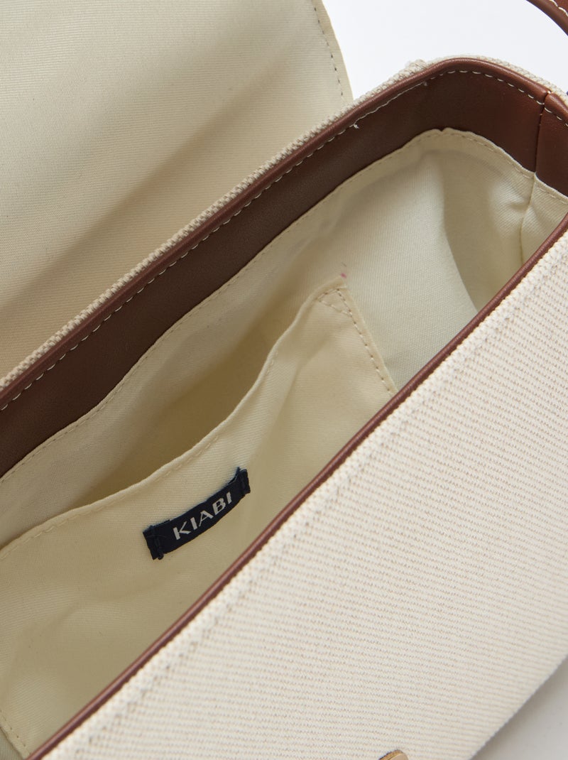 Borsa a mano con tracolla Beige - Kiabi