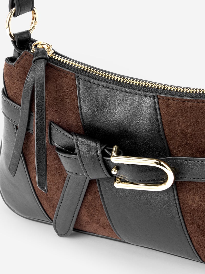 Borsa a mano con tracolla regolabile Nero - Kiabi