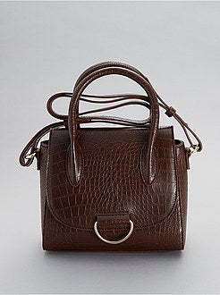 Borsa a mano effetto 'coccodrillo' - Kiabi