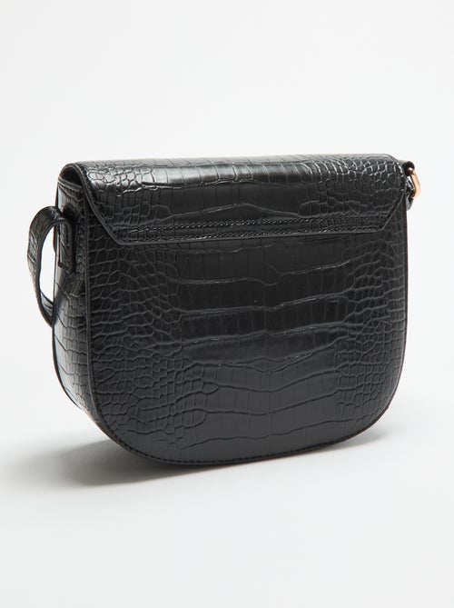 Borsa a mano in similpelle effetto coccodrillo - Kiabi