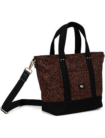 Borsa a mano tipo cabas léonie hexagona