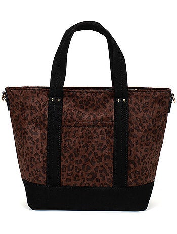Borsa a mano tipo cabas léonie hexagona