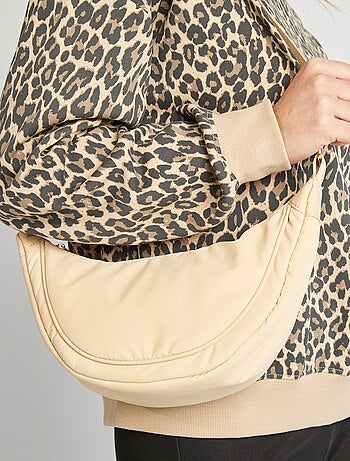 Borsa a mezzaluna in nylon