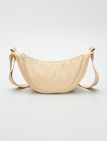Borsa a mezzaluna in nylon