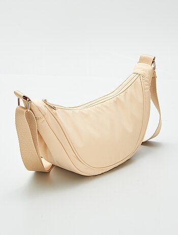 Borsa a mezzaluna in nylon