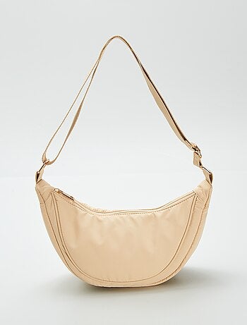 Borsa a mezzaluna in nylon