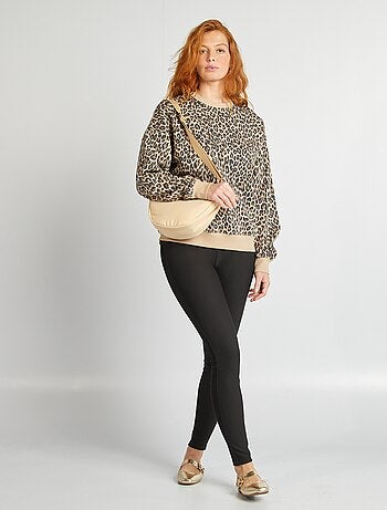 Borsa a mezzaluna in nylon