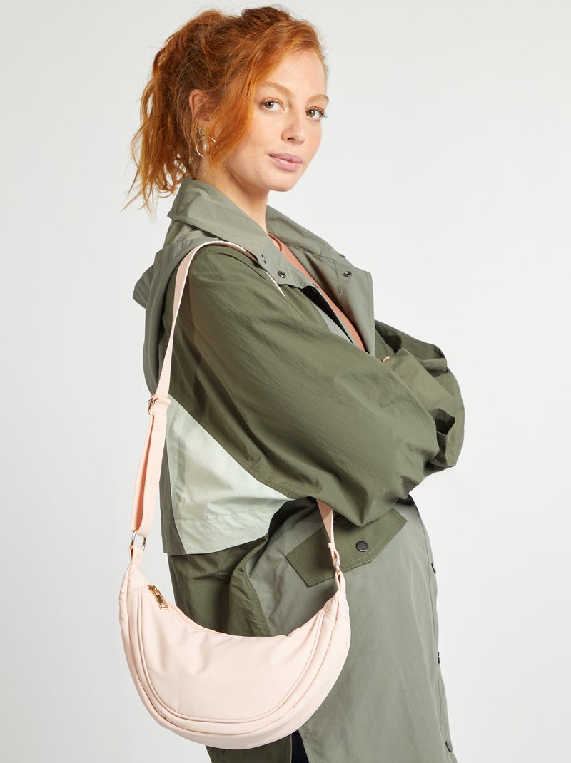 Borsa a mezzaluna in nylon ROSA - Kiabi
