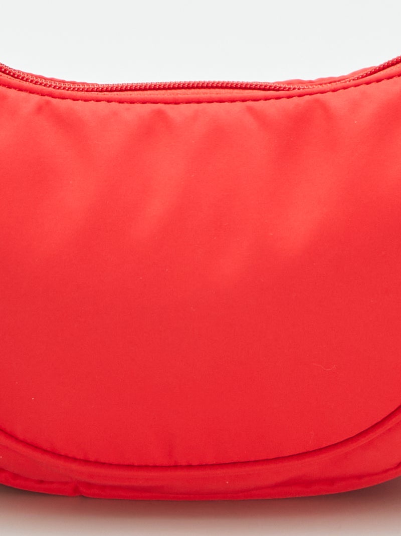 Borsa a mezzaluna in nylon ROSSO - Kiabi