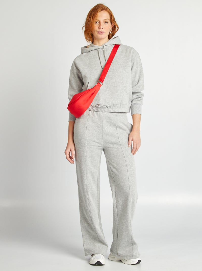 Borsa a mezzaluna in nylon ROSSO - Kiabi