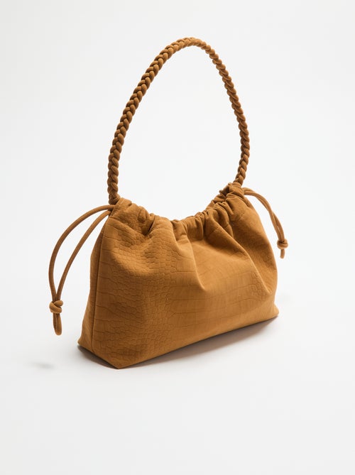 Borsa a sacchetto in simil camoscio - Kiabi