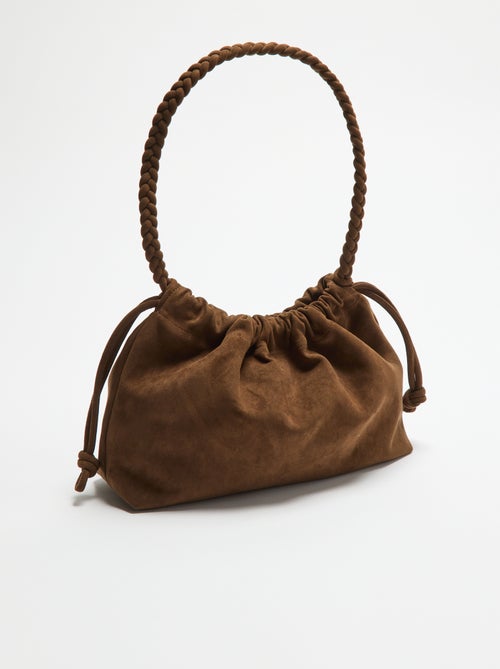 Borsa a sacchetto in simil camoscio - Kiabi