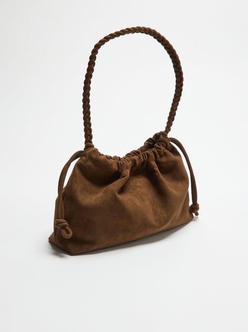Borsa a sacchetto in simil camoscio - Kiabi