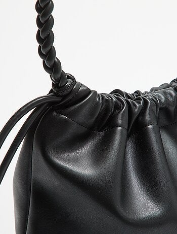 Borsa a sacchetto in similpelle
