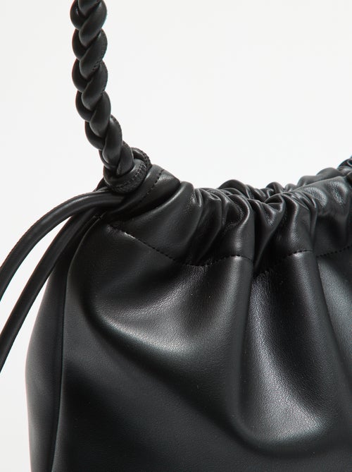 Borsa a sacchetto in similpelle - Kiabi