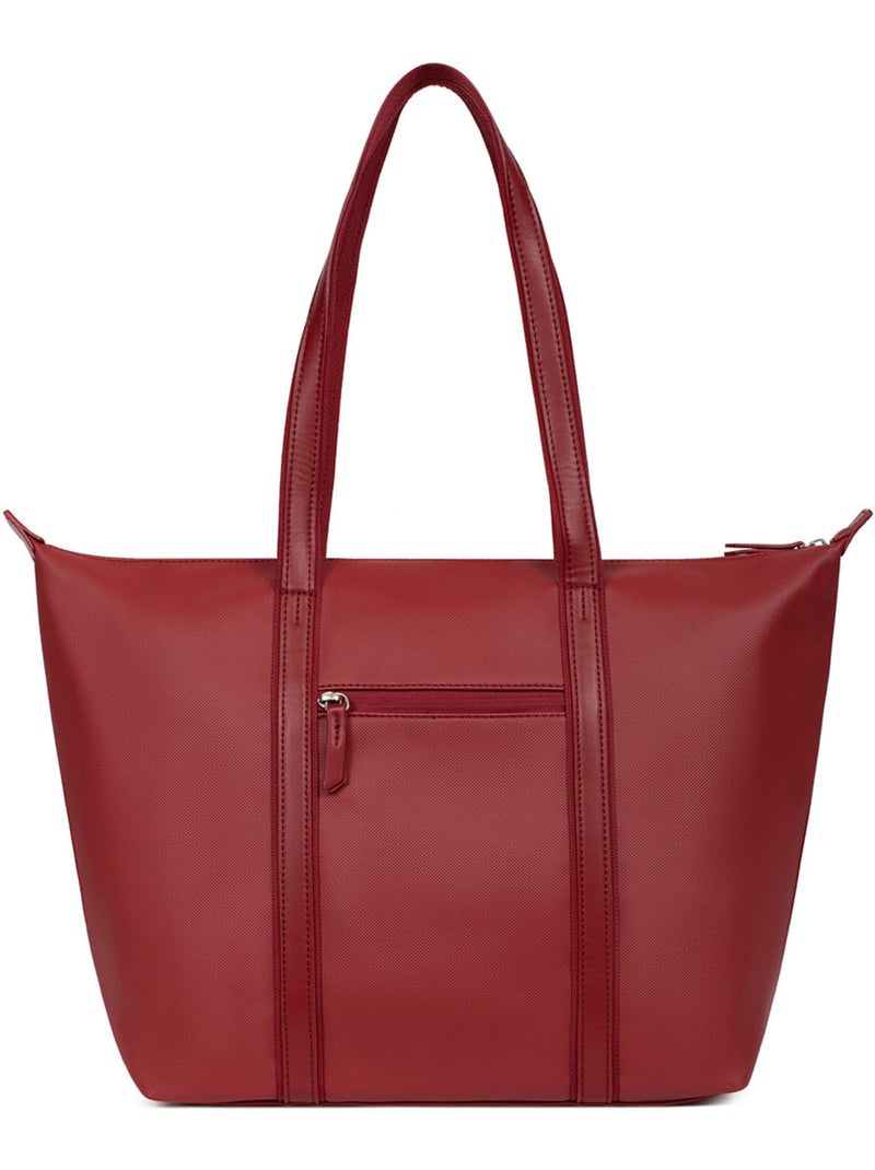 Borsa a spalla - a4 - grande joyce hexagona Rosso scuro - Kiabi