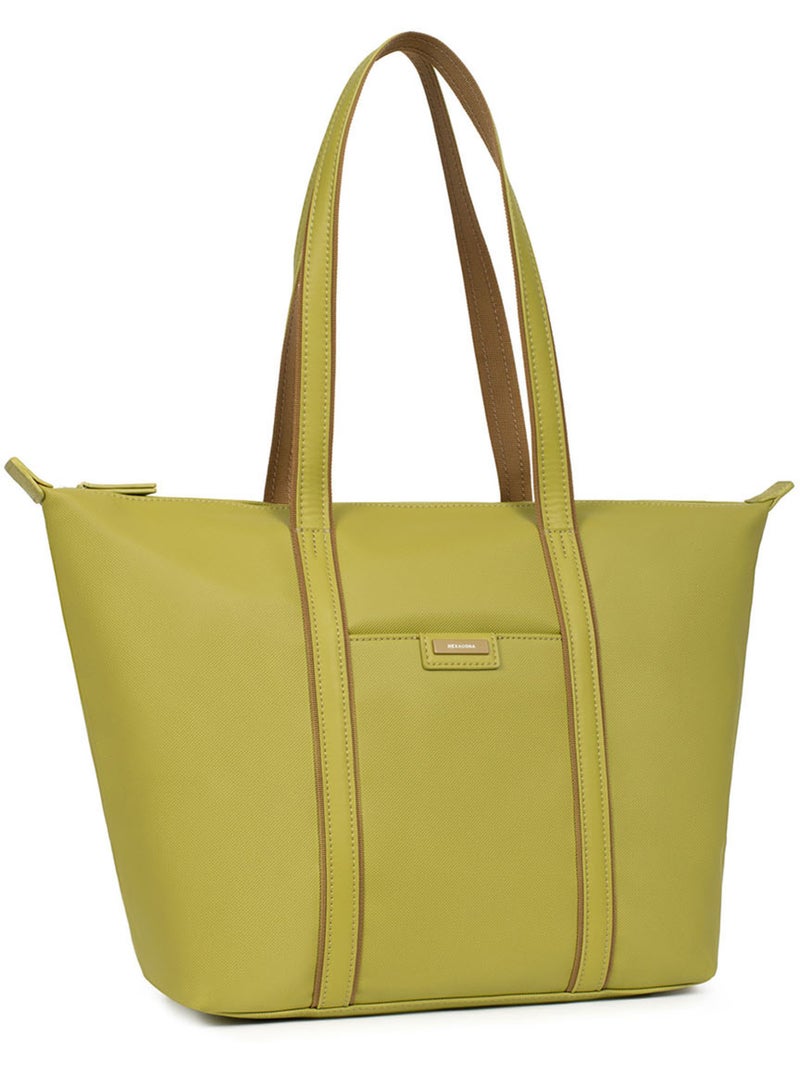 Borsa a spalla - a4 - grande joyce hexagona Verde anice - Kiabi