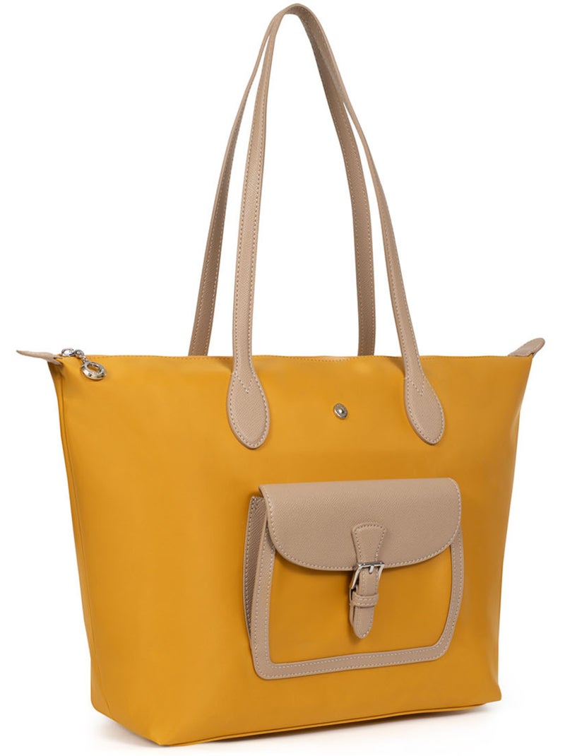 Borsa a spalla - a4 - grande kiana hexagona Giallo - Kiabi