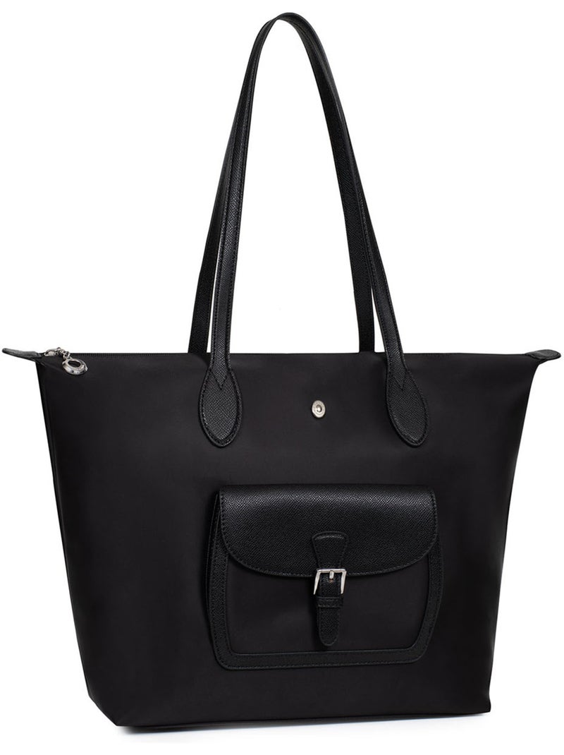 Borsa a spalla - a4 - grande kiana hexagona Nero - Kiabi
