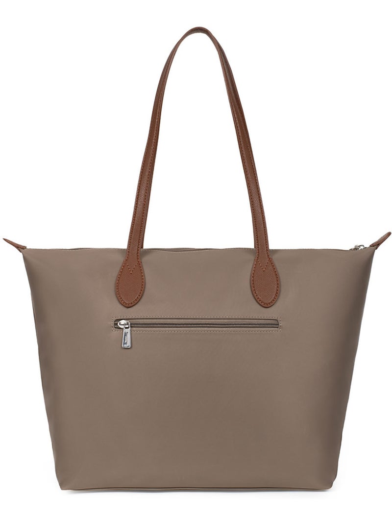 Borsa a spalla - a4 - grande kiana hexagona Tortora - Kiabi