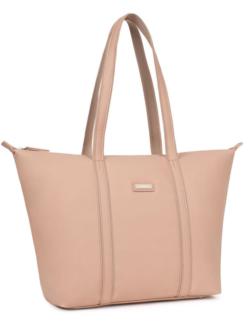 Borsa a spalla - a4 - grande tara hexagona Beige - Kiabi