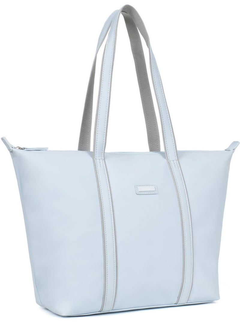 Borsa a spalla - a4 - grande tara hexagona Blu cielo - Kiabi
