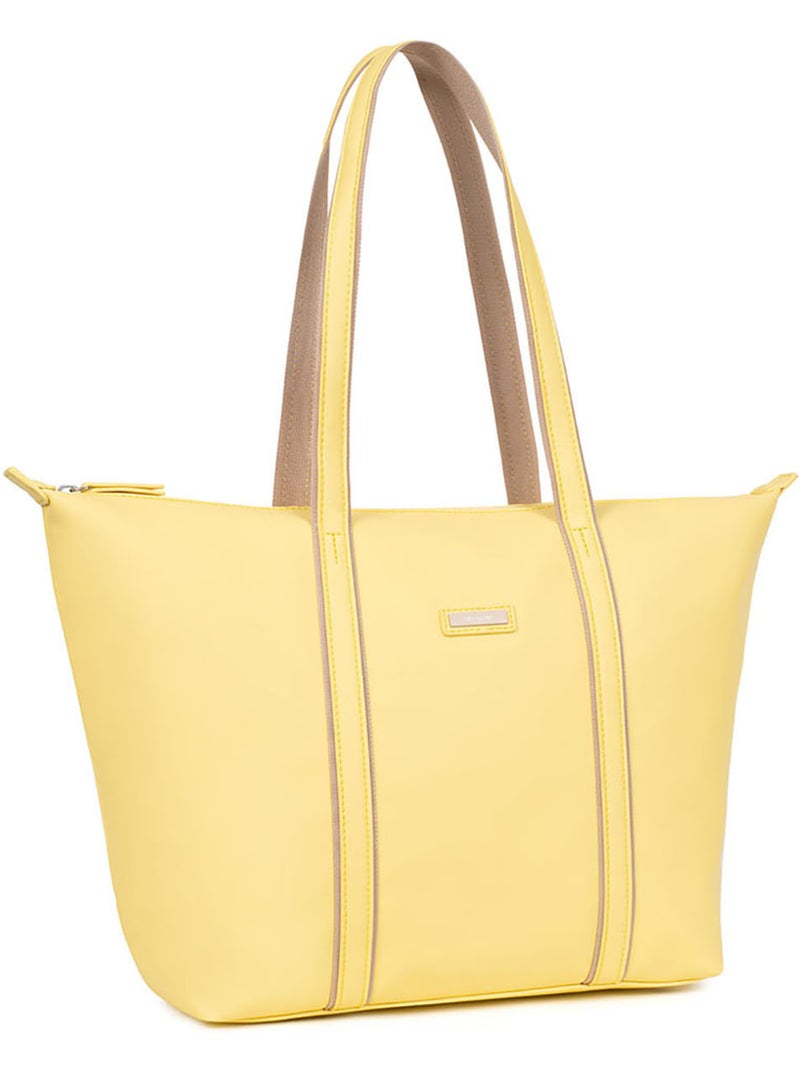 Borsa a spalla - a4 - grande tara hexagona Giallo - Kiabi
