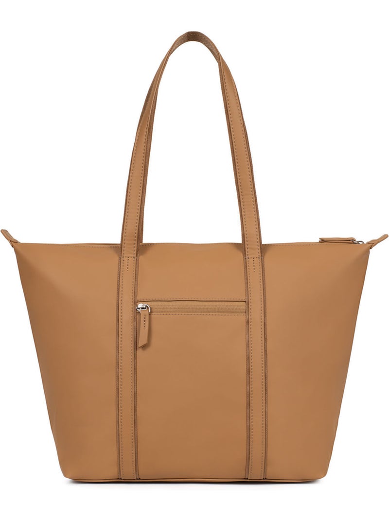 Borsa a spalla - a4 - grande tara hexagona Marrone chiaro - Kiabi
