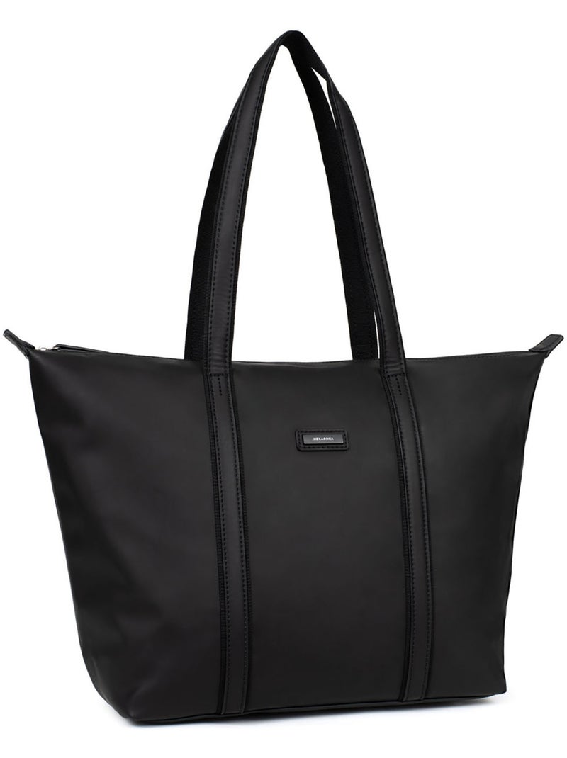 Borsa a spalla - a4 - grande tara hexagona Nero - Kiabi