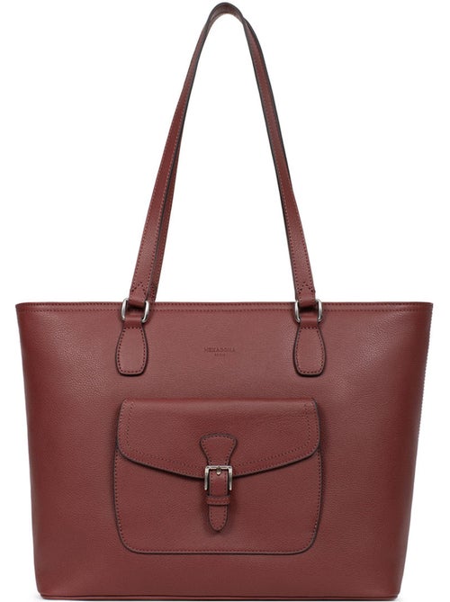 Borsa a spalla - A4 - Pelle MIRABELLE - Kiabi